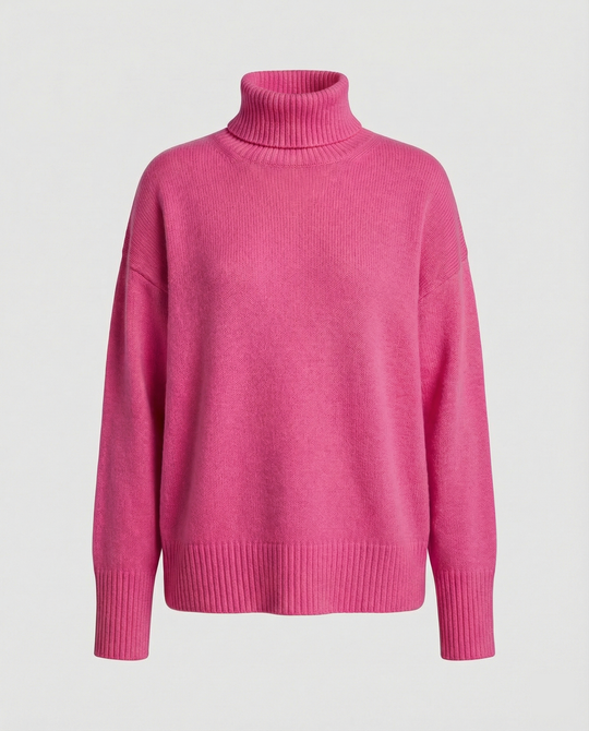 Damen kuscheliger Rollkragenpullover Heidi-Mode