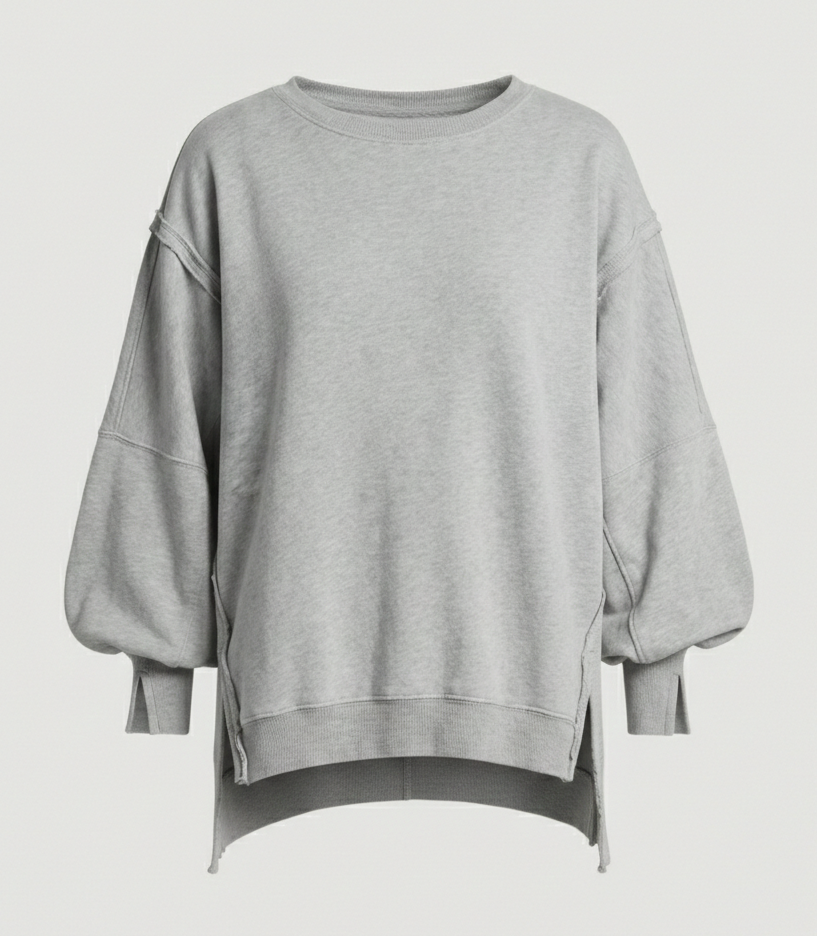 Freizeitkleidung Damen Oversize Sweatshirt