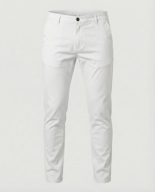 Herren Chinohose Slim Fit mit Elastikbund