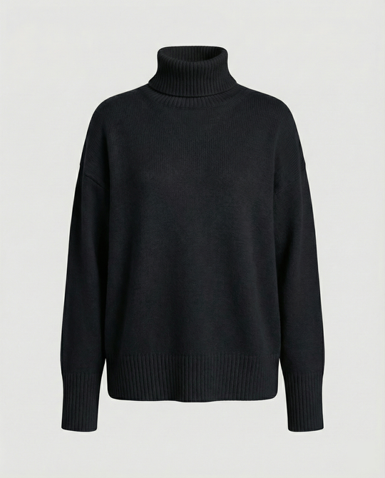 Damen kuscheliger Rollkragenpullover Heidi-Mode