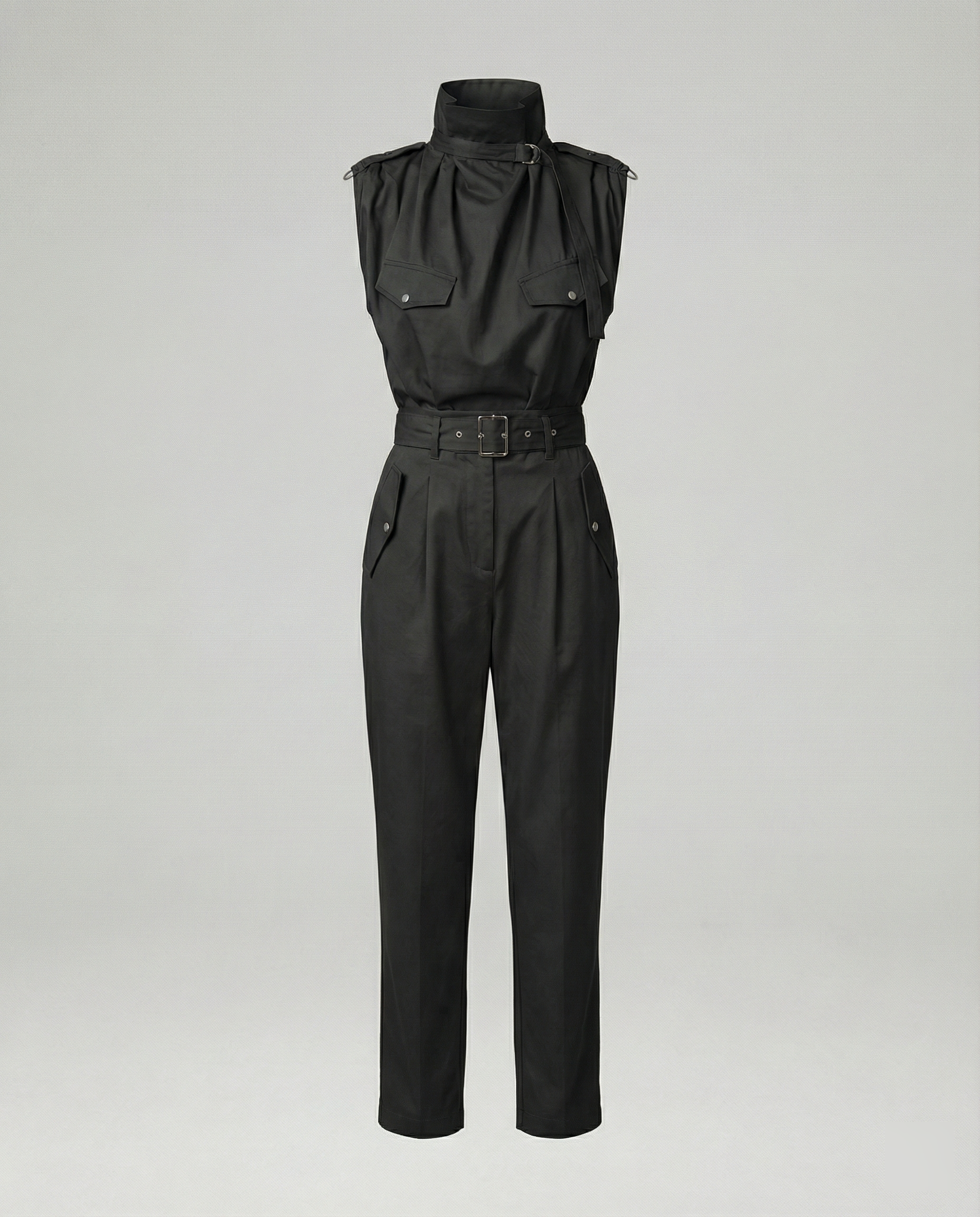 Heidi-Mode | Damen Stylischer Moderner Jumpsuit Ärmellos