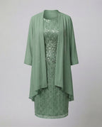 Elegantes Chiffonkleid