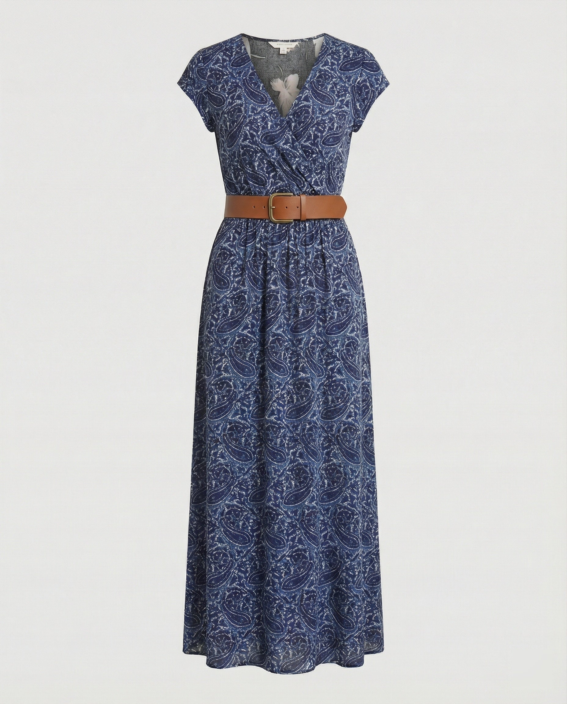 Boho Langes Maxikleid mit Blumenmuster für Sommer & Urlaub | Heidi-Mode