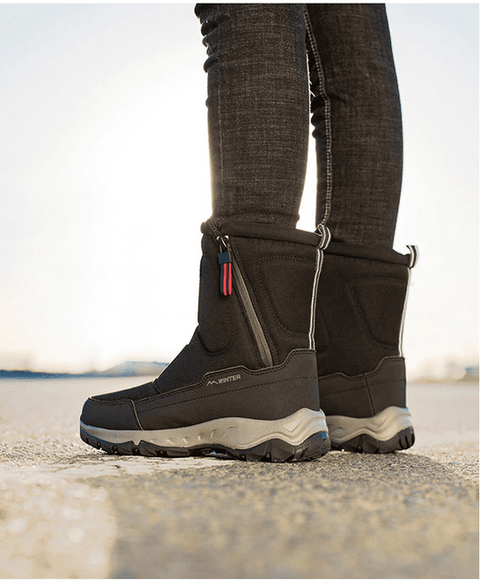 Heidi-Mode - Die besten modischen Mesh Mid-Calf Schneestiefel