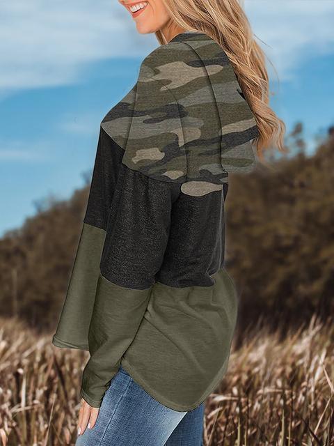 Heidi-Mode | Halloween Kürbis Streifen Print Schnür Hoodie