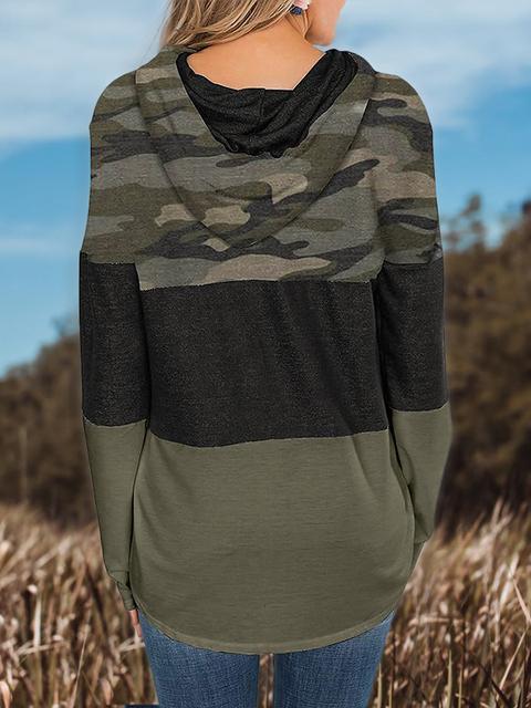 Heidi-Mode | Halloween Kürbis Streifen Print Schnür Hoodie