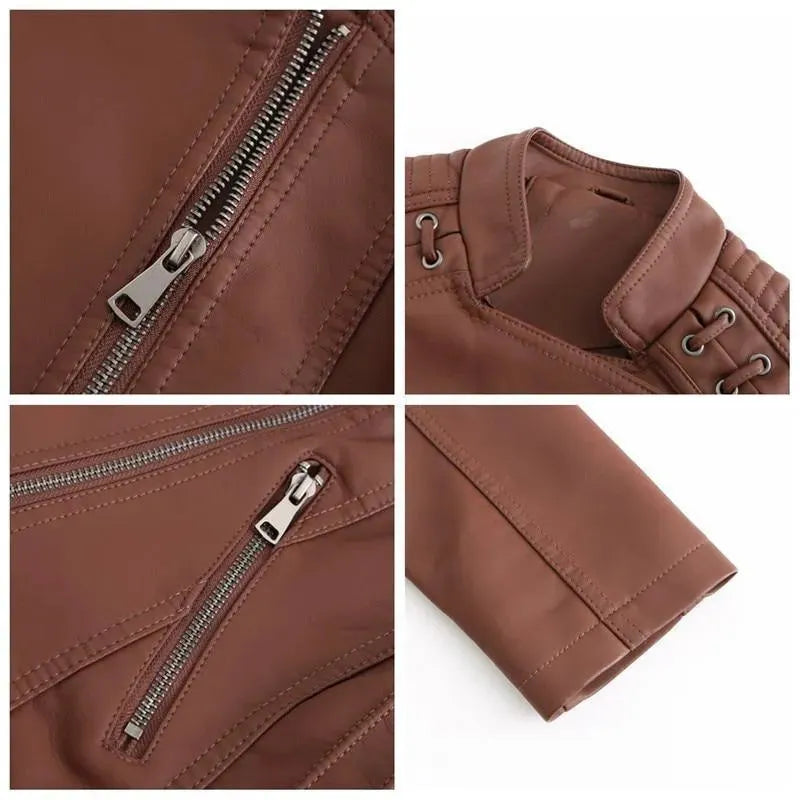 Heidi-Mode | Punk Lederjacke für Frauen