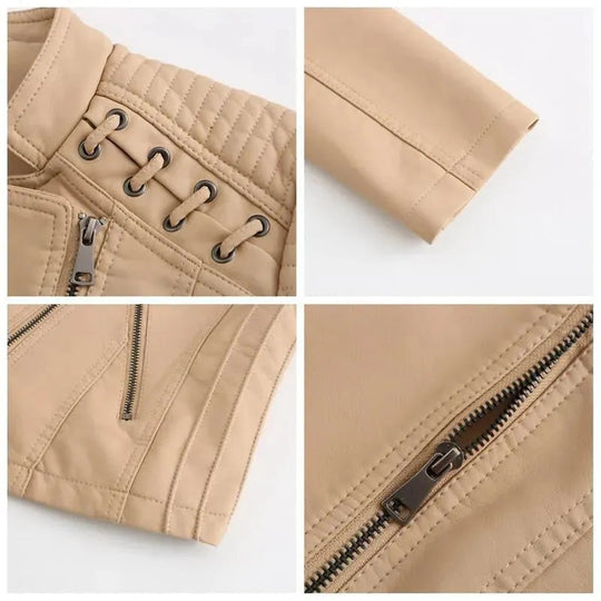 Heidi-Mode | Punk Lederjacke für Frauen