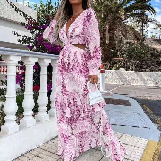 Langes Strandkleid