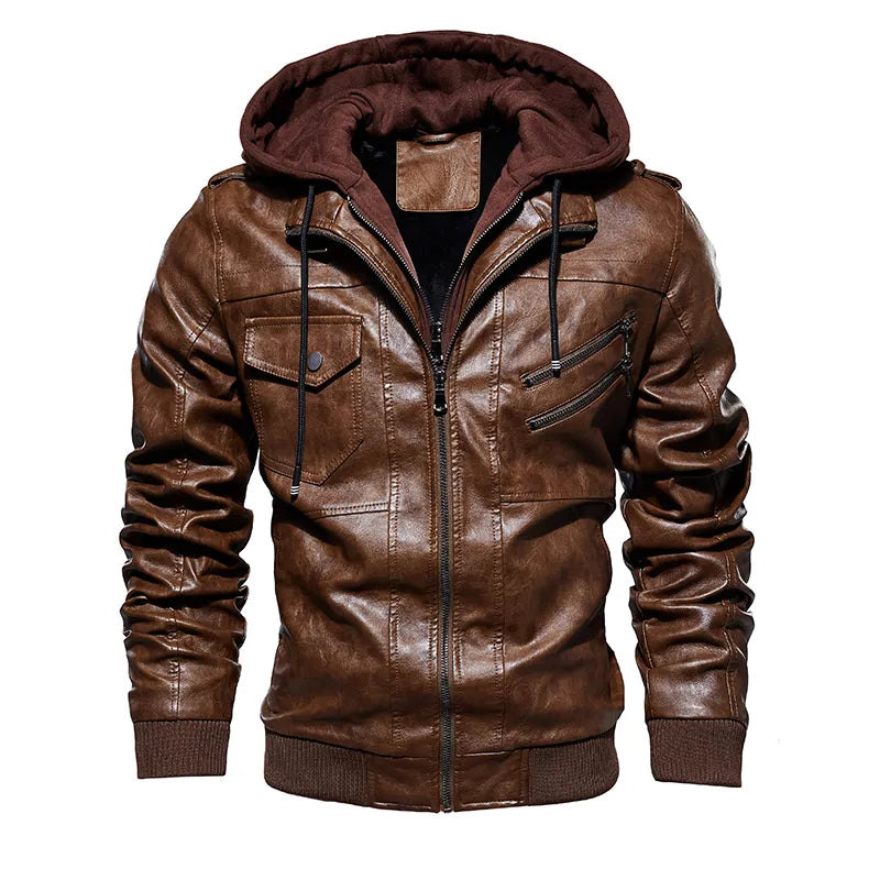 Robuste Motorjacke für Herren