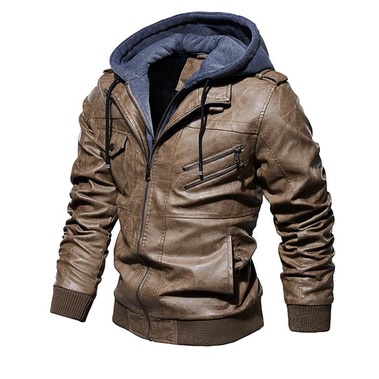 Robuste Motorjacke für Herren