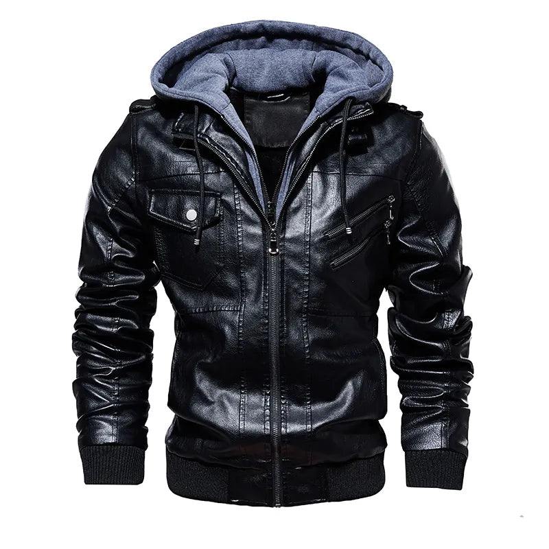 Robuste Motorjacke für Herren