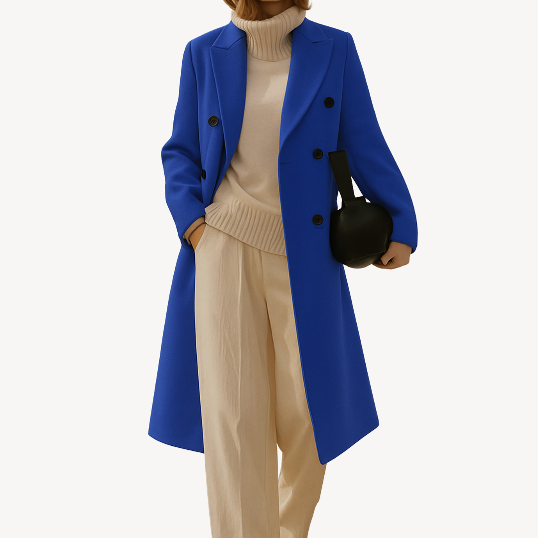 Heidi-Mode | Damen Doppelreiher Mantel