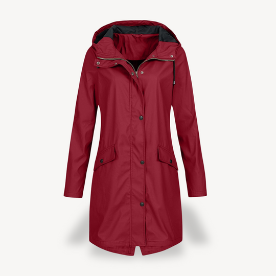 Heidi-Mode | Damen Wasserdichte Kapuzenjacke