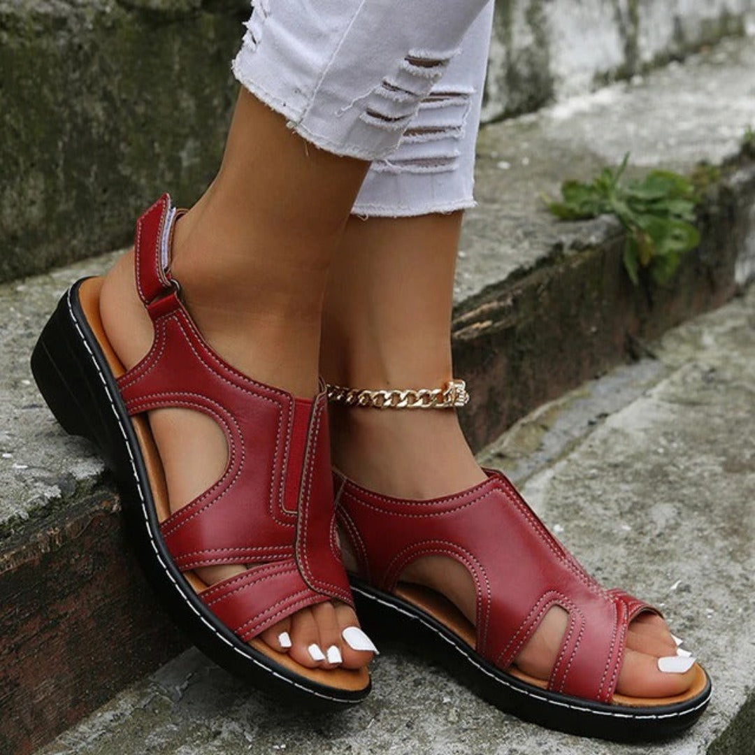 Heidi-Mode | Damen Casual Sandalen Soft