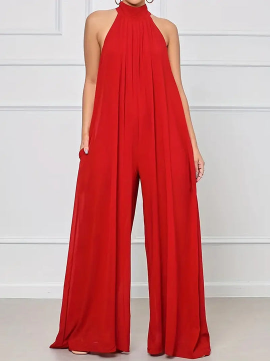 Jumpsuit mit Rüschen