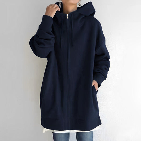 Heidi-Mode | Fleece-Hoodie mit Reißverschluss