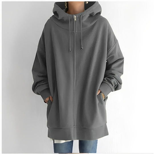 Heidi-Mode | Fleece-Hoodie mit Reißverschluss