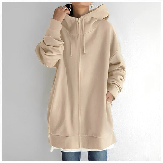 Heidi-Mode | Fleece-Hoodie mit Reißverschluss