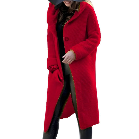 Heidi-Mode | Oversize Strickjacke mit Kapuze
