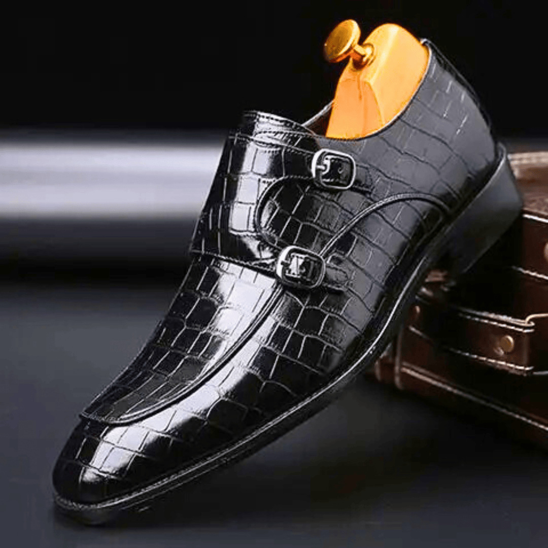 Heidi-Mode | Halbschuhe mit Schnalle Hellbraun Victor
