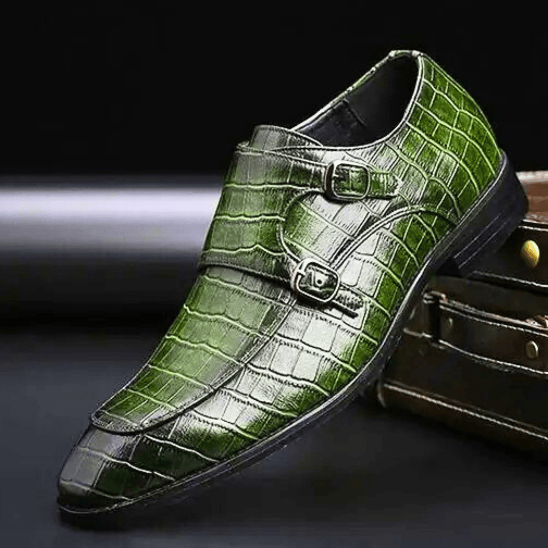 Heidi-Mode | Halbschuhe mit Schnalle Hellbraun Victor