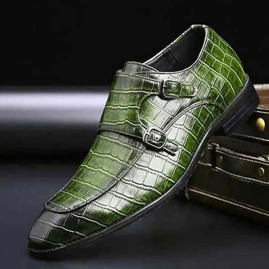 Heidi-Mode | Halbschuhe mit Schnalle Hellbraun Victor