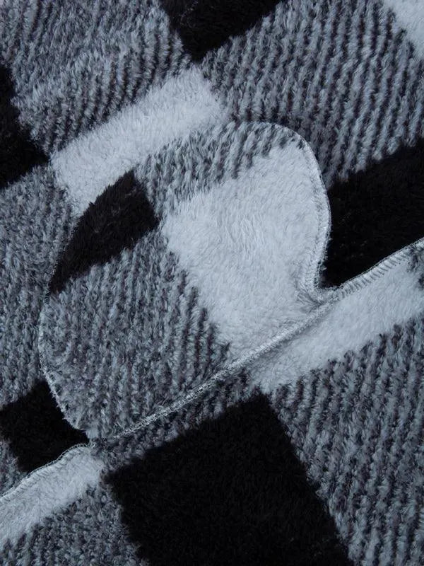 Heidi-Mode | Wendbarer Karierter Wintermantel für Damen