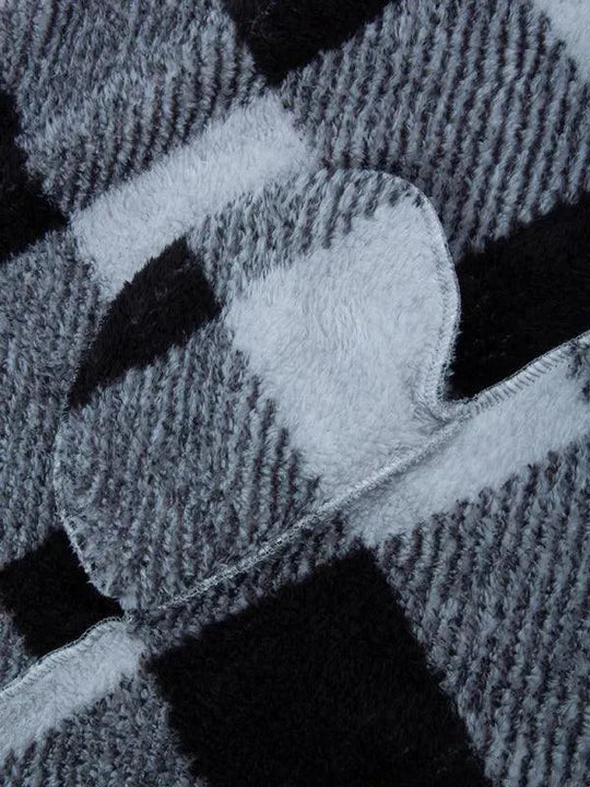 Heidi-Mode | Wendbarer Karierter Wintermantel für Damen