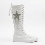 Heidi-Mode - Schnürstiefel mit Quasten