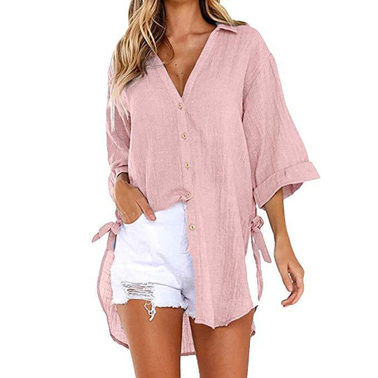 Heidi-Mode - Lässige Leinenbluse für Damen