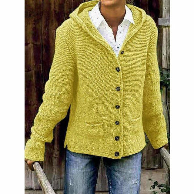Heidi Kapuzenstrickmantel