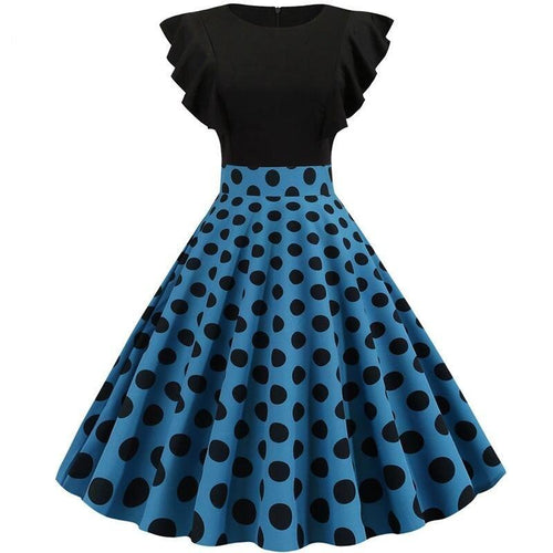 Heidi-Mode | Rockabilly-Kleid Ohne Ärmel