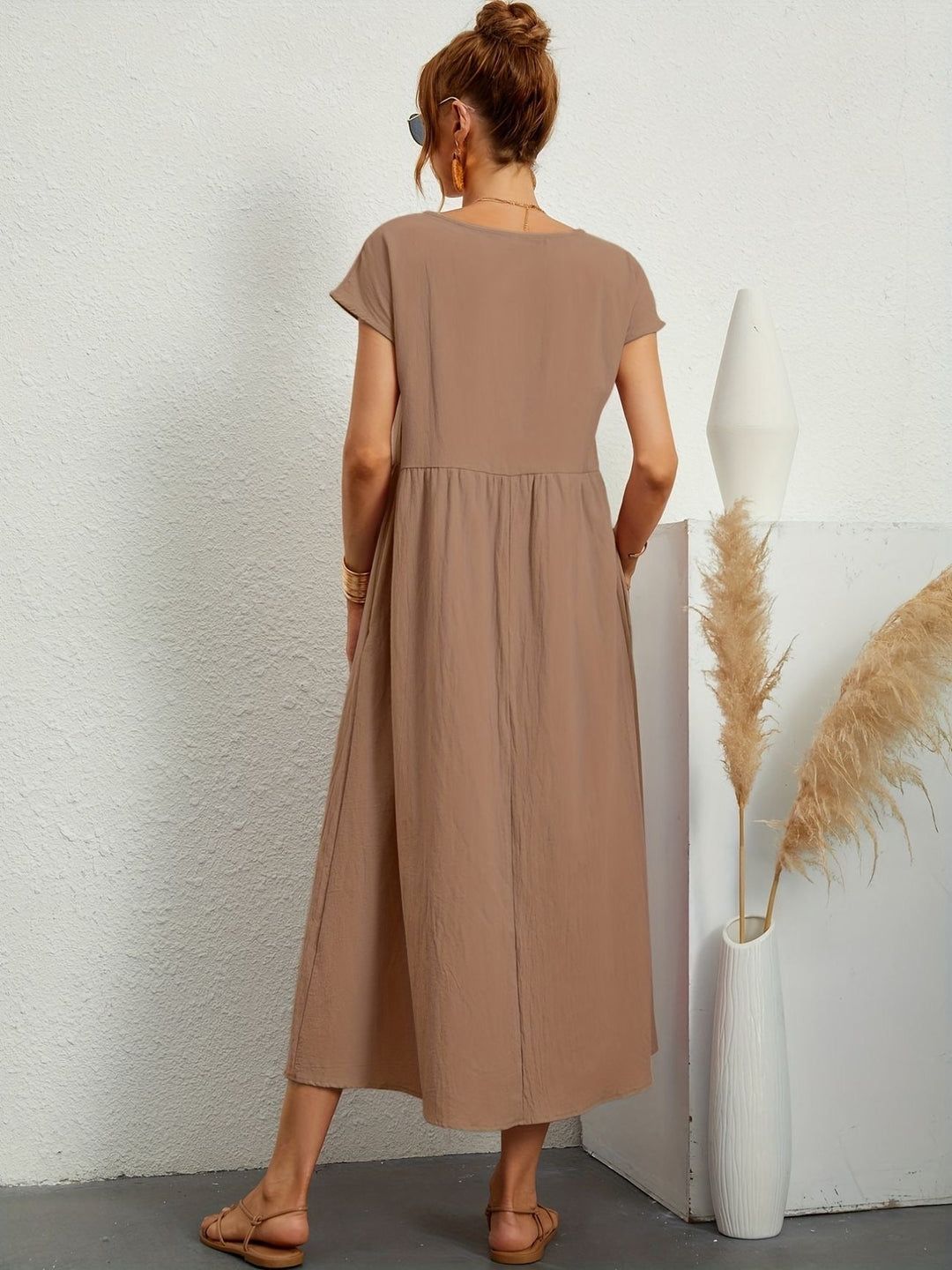Lässiges Leinenkleid