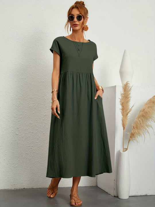Lässiges Leinenkleid