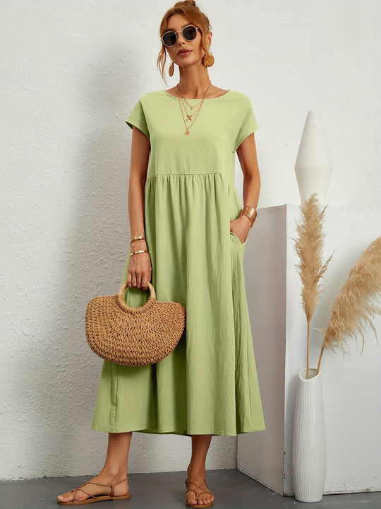 Lässiges Leinenkleid