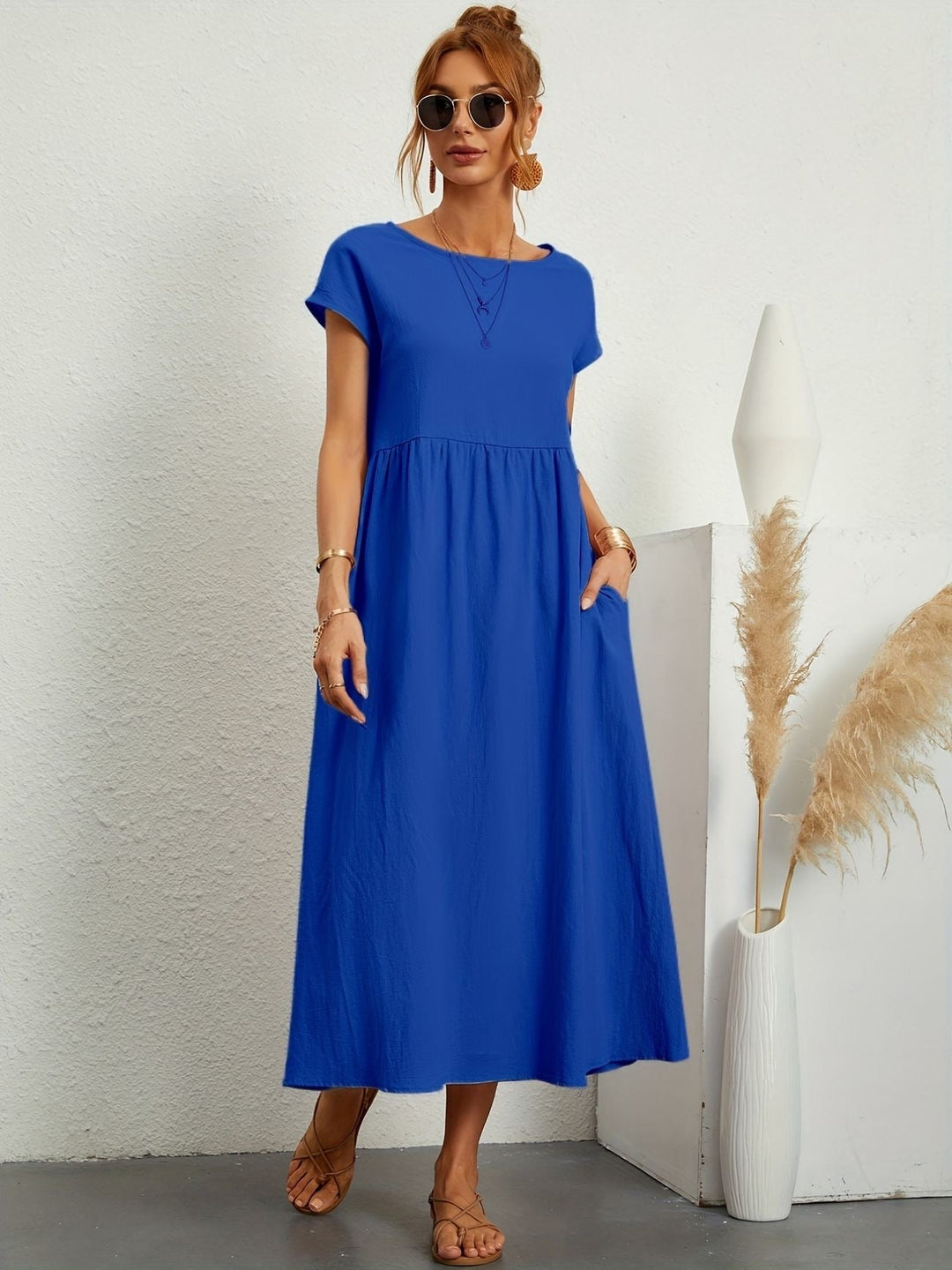 Lässiges Leinenkleid