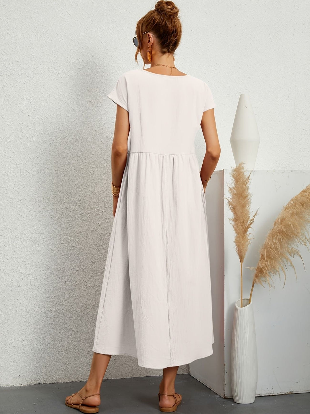 Lässiges Leinenkleid