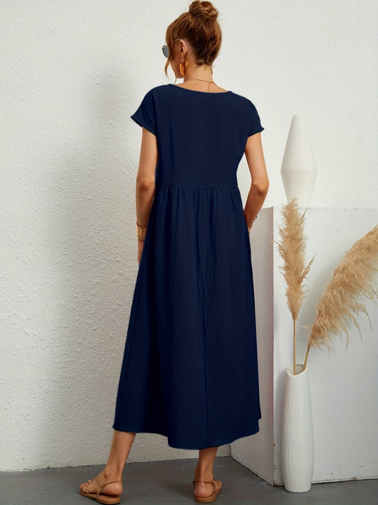 Lässiges Leinenkleid