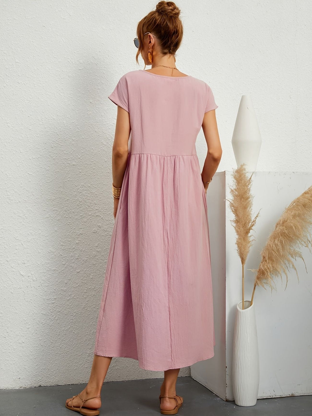 Lässiges Leinenkleid