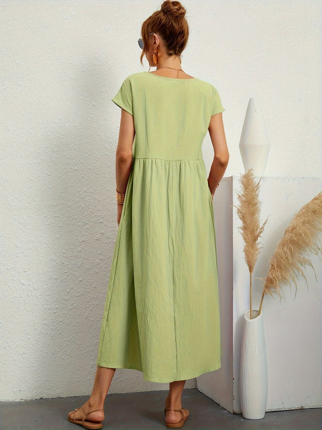 Lässiges Leinenkleid