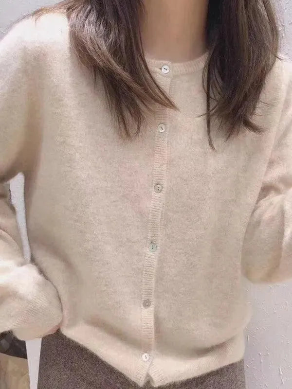 Heidi-Mode | Geschichteter Damen Strickjacke Pullover