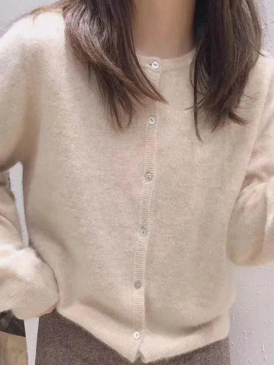 Heidi-Mode | Geschichteter Damen Strickjacke Pullover