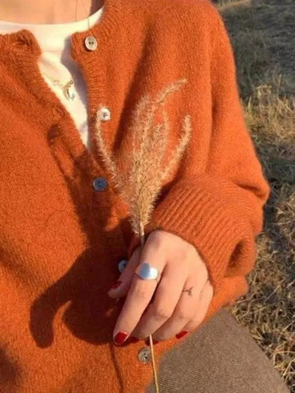 Heidi-Mode | Geschichteter Damen Strickjacke Pullover