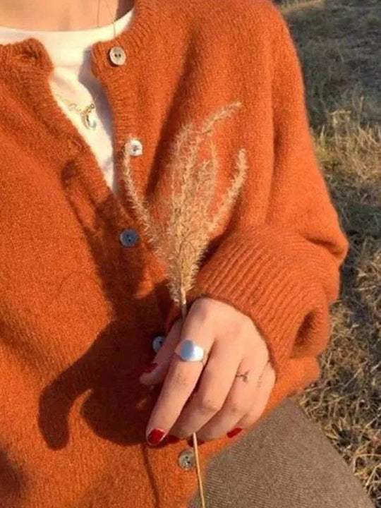 Heidi-Mode | Geschichteter Damen Strickjacke Pullover