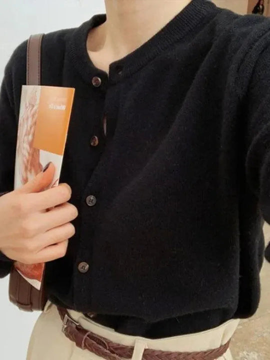 Heidi-Mode | Geschichteter Damen Strickjacke Pullover