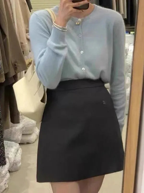 Heidi-Mode | Geschichteter Damen Strickjacke Pullover