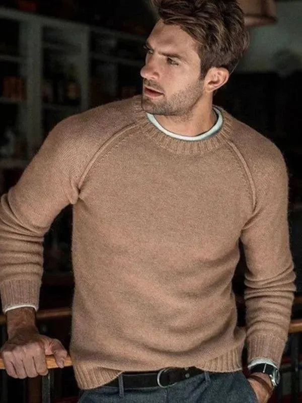 Heidi-Mode | Slim Fit Herren Pullover Sweatshirt