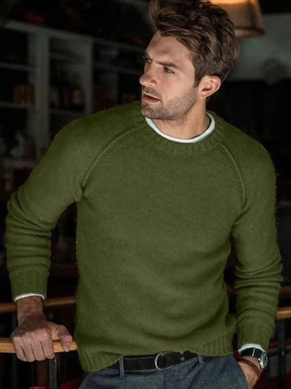 Heidi-Mode | Slim Fit Herren Pullover Sweatshirt