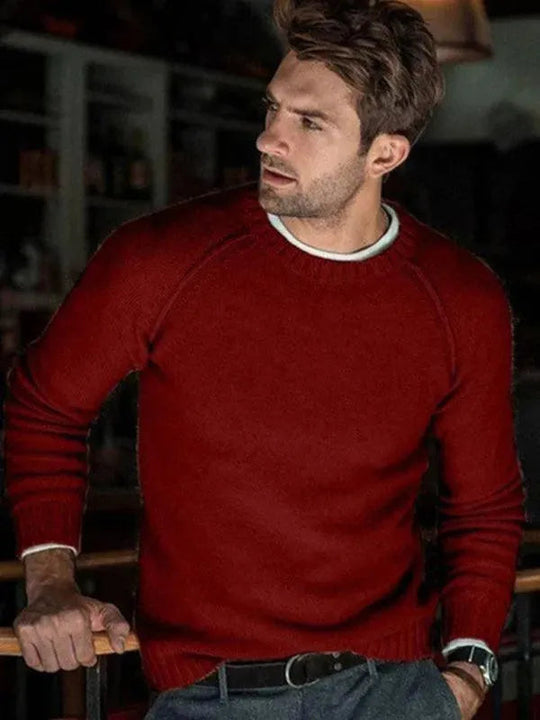 Heidi-Mode | Slim Fit Herren Pullover Sweatshirt
